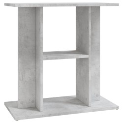vidaXL Soporte para acuario madera ingeniería gris hormigón 60x30x60cm