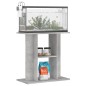 vidaXL Soporte para acuario madera ingeniería gris hormigón 60x30x60cm