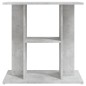 vidaXL Soporte para acuario madera ingeniería gris hormigón 60x30x60cm