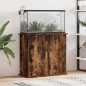 vidaXL Soporte de acuario madera ingeniería roble ahumado 81x36x73 cm vidaXL Soporte de acuario madera ingeniería roble ahumado 81x36x73 cm