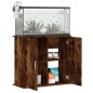 vidaXL Soporte de acuario madera ingeniería roble ahumado 81x36x73 cm vidaXL Soporte de acuario madera ingeniería roble ahumado 81x36x73 cm