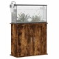 vidaXL Soporte de acuario madera ingeniería roble ahumado 81x36x73 cm vidaXL Soporte de acuario madera ingeniería roble ahumado 81x36x73 cm