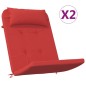 vidaXL Cojines para silla Adirondack 2 uds tela Oxford rojo vidaXL Cojines para silla Adirondack 2 uds tela Oxford rojo