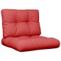 vidaXL Cojines para palets 2 unidades tela rojo vidaXL Cojines para palets 2 unidades tela rojo