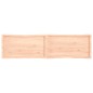 vidaXL Tablero de mesa madera maciza borde natural 200x50x(2-6) cm vidaXL Tablero de mesa madera maciza borde natural 200x50x(2-6) cm