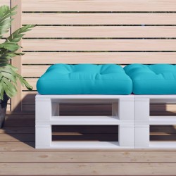 vidaXL Cojín para palés tela Oxford turquesa 58x58x10 cm