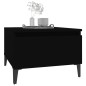 vidaXL Mesa auxiliar de madera contrachapada negro 50x46x35 cm vidaXL Mesa auxiliar de madera contrachapada negro 50x46x35 cm