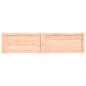 vidaXL Tablero de mesa madera maciza borde natural 160x40x(2-6) cm