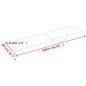 vidaXL Tablero de mesa madera maciza borde natural 160x40x(2-6) cm