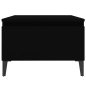 vidaXL Mesa auxiliar de madera contrachapada negro 50x46x35 cm vidaXL Mesa auxiliar de madera contrachapada negro 50x46x35 cm