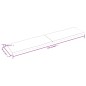 vidaXL Tablero de mesa madera maciza borde natural 220x50x(2-4) cm vidaXL Tablero de mesa madera maciza borde natural 220x50x(2-4) cm