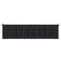 vidaXL Cojín para banco de jardín tela a cuadros negro 200x50x3 cm vidaXL Cojín para banco de jardín tela a cuadros negro 200x50x3 cm