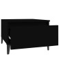 vidaXL Mesa auxiliar de madera contrachapada negro 50x46x35 cm vidaXL Mesa auxiliar de madera contrachapada negro 50x46x35 cm