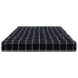 vidaXL Cojines para tumbona 2 uds tela Oxford a cuadros negro vidaXL Cojines para tumbona 2 uds tela Oxford a cuadros negro