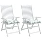 vidaXL Cojines de silla 2 uds tela Oxford estampado hojas 50x50x7 cm vidaXL Cojines de silla 2 uds tela Oxford estampado hojas 50x50x7 cm