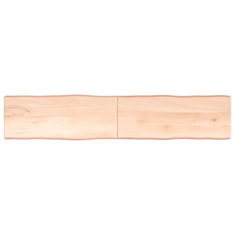 vidaXL Tablero de mesa madera maciza borde natural 200x40x(2-6) cm vidaXL Tablero de mesa madera maciza borde natural 200x40x(2-6) cm