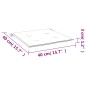 vidaXL Cojines de silla de jardín 4 uds tela a cuadros negro 40x40x3cm vidaXL Cojines de silla de jardín 4 uds tela a cuadros negro 40x40x3cm