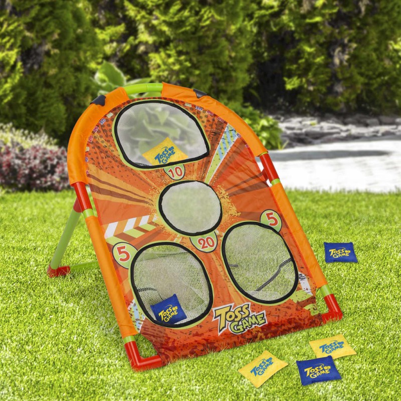 HI Juego de lanzamiento de saquitos 7 piezas para 2 jugadores naranja HI Juego de lanzamiento de saquitos 7 piezas para 2 jugadores naranja
