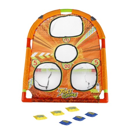 HI Juego de lanzamiento de saquitos 7 piezas para 2 jugadores naranja