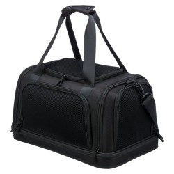 TRIXIE Bolso para transporte aéreo de perros Plane negro 44x28x25 cm