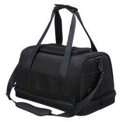 TRIXIE Bolso para transporte aéreo de perros Plane negro 44x28x25 cm
