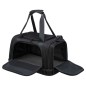 TRIXIE Bolso para transporte aéreo de perros Plane negro 44x28x25 cm TRIXIE Bolso para transporte aéreo de perros Plane negro 44x28x25 cm