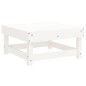 vidaXL Juego de muebles de jardín 7 pzas madera maciza de pino blanco vidaXL Juego de muebles de jardín 7 pzas madera maciza de pino blanco