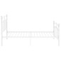 vidaXL Estructura de cama de metal blanco 100x200 cm vidaXL Estructura de cama de metal blanco 100x200 cm