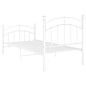 vidaXL Estructura de cama de metal blanco 100x200 cm vidaXL Estructura de cama de metal blanco 100x200 cm