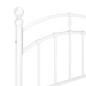 vidaXL Estructura de cama de metal blanco 100x200 cm vidaXL Estructura de cama de metal blanco 100x200 cm