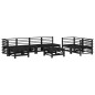 vidaXL Juego de muebles de jardín 8 piezas madera maciza de pino vidaXL Juego de muebles de jardín 8 piezas madera maciza de pino