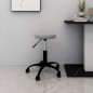 vidaXL Silla de oficina giratoria de terciopelo gris claro vidaXL Silla de oficina giratoria de terciopelo gris claro