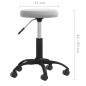 vidaXL Silla de oficina giratoria de terciopelo gris claro vidaXL Silla de oficina giratoria de terciopelo gris claro