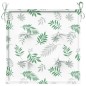 vidaXL Cojines de silla 6 uds tela estampado de hojas 40x40x3 cm vidaXL Cojines de silla 6 uds tela estampado de hojas 40x40x3 cm