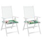 vidaXL Cojines para silla de jardín 2 uds tela multicolor 50x50x3 cm vidaXL Cojines para silla de jardín 2 uds tela multicolor 50x50x3 cm
