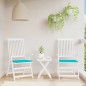 vidaXL Cojines para silla de jardín 2 uds tela turquesa 50x50x3 cm vidaXL Cojines para silla de jardín 2 uds tela turquesa 50x50x3 cm