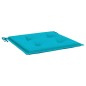 vidaXL Cojines para silla de jardín 2 uds tela turquesa 50x50x3 cm vidaXL Cojines para silla de jardín 2 uds tela turquesa 50x50x3 cm