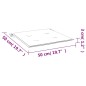 vidaXL Cojines para silla de jardín 2 uds tela turquesa 50x50x3 cm vidaXL Cojines para silla de jardín 2 uds tela turquesa 50x50x3 cm