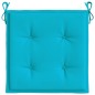 vidaXL Cojines para silla de jardín 6 uds tela turquesa 50x50x3 cm vidaXL Cojines para silla de jardín 6 uds tela turquesa 50x50x3 cm