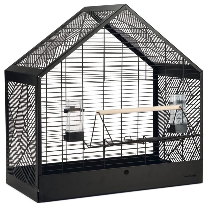 Beeztees Jaula de pájaros Yara metal negra 71x35x70 cm Beeztees Jaula de pájaros Yara metal negra 71x35x70 cm