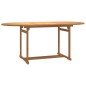 vidaXL Juego de comedor para jardín 9 piezas madera maciza de teca vidaXL Juego de comedor para jardín 9 piezas madera maciza de teca