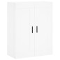 vidaXL Aparador alto madera contrachapada blanco 69,5x34x180 cm vidaXL Aparador alto madera contrachapada blanco 69,5x34x180 cm
