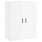 vidaXL Aparador alto madera contrachapada blanco brillo 69,5x34x180 cm vidaXL Aparador alto madera contrachapada blanco brillo 69,5x34x180 cm