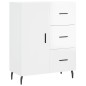 vidaXL Aparador alto madera contrachapada blanco brillo 69,5x34x180 cm vidaXL Aparador alto madera contrachapada blanco brillo 69,5x34x180 cm
