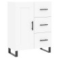 vidaXL Aparador alto madera contrachapada blanco 69,5x34x180 cm vidaXL Aparador alto madera contrachapada blanco 69,5x34x180 cm