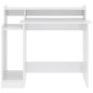 vidaXL Escritorio LED madera contrachapada blanco brillo 97x45x90 cm vidaXL Escritorio LED madera contrachapada blanco brillo 97x45x90 cm