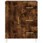 vidaXL Aparador alto madera contrachapada roble ahumado 69,5x34x180 cm vidaXL Aparador alto madera contrachapada roble ahumado 69,5x34x180 cm