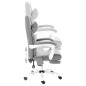 vidaXL Silla de oficina de masaje de tela gris vidaXL Silla de oficina de masaje de tela gris