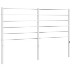 vidaXL Cabecero de metal blanco 160 cm