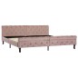 vidaXL Estructura de cama de terciopelo rosa 200x200 cm vidaXL Estructura de cama de terciopelo rosa 200x200 cm